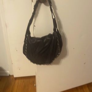 Abaco Paris black leather bag